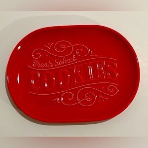 New Hallmark Ceramic Fresh Baked Cookies Dish/Tray